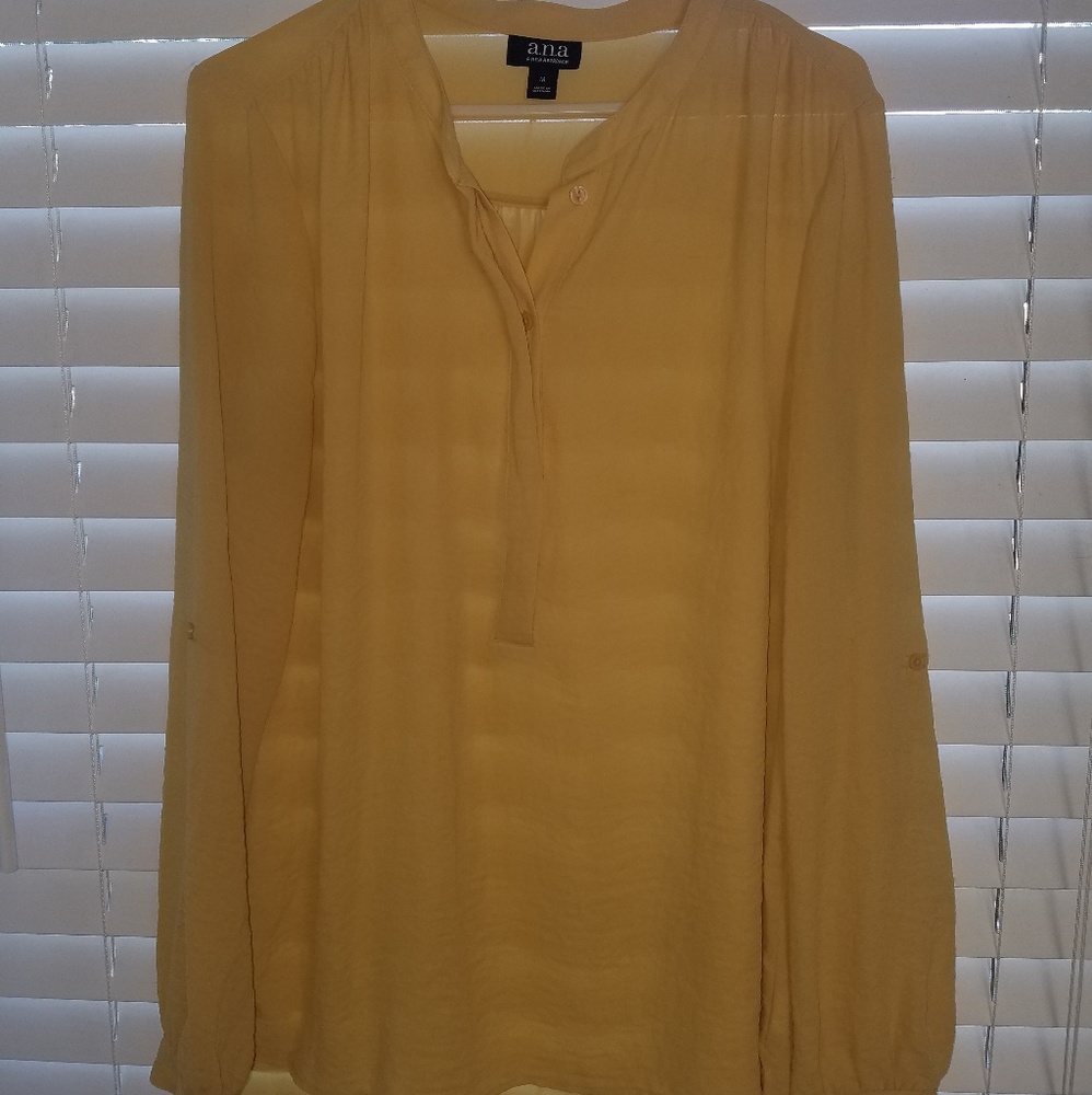 A.n.a long sleeve blouse